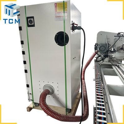 Steel cylinder rod external surface autoamtic polishing machine with dust collector