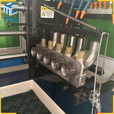 Inside elbow polish machine 90 degree bends PLC automatic polishing machine from Trancar Industries